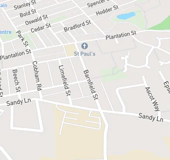 map for St Pauls After School Club