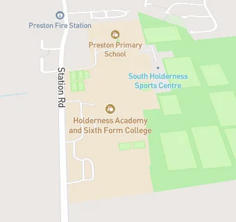 map for South Holderness Technology College