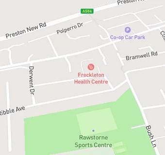 map for Fernbank Surgery 