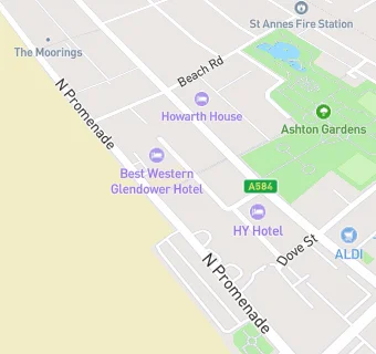 map for Best Western Glendower Hotel