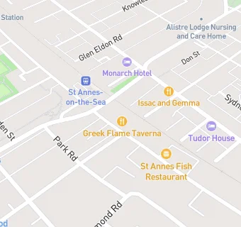 map for Greek Flame Taverna