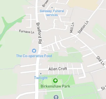 map for Birkenshaw Liberal Club