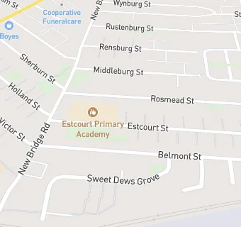 map for Mellors Catering Services @ Estcourt Primary Academy