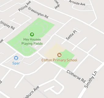 map for Clifton Primary School