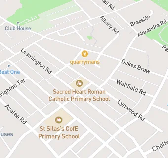 map for Sacred Heart Roman Catholic Primary School Blackburn