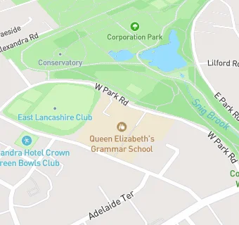 map for Queen Elizabeth's Primary School