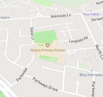 map for Oulton Primary School