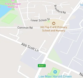 map for Low Moor Medical Practice