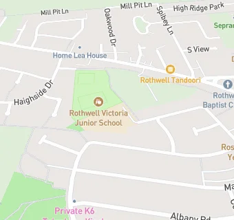 map for Victoria Junior School