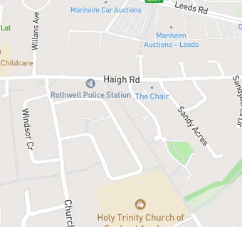 map for Holy Trinity C Of E Primary Academy