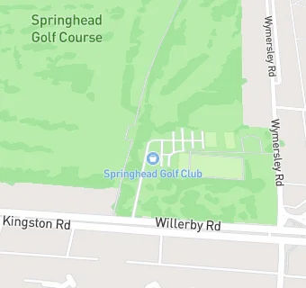 map for Springhead Park Golf Club