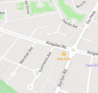 map for Kingston Road Dental Practice