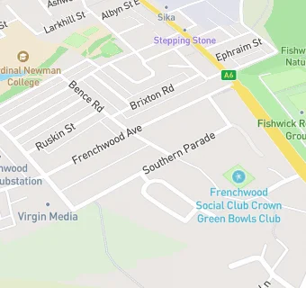 map for Frenchwood Social Club