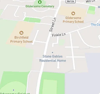 map for Stone Gables Residential Home