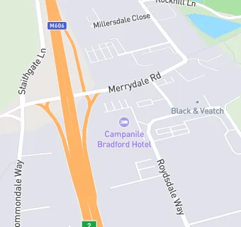 map for Campanile Bradford Hotel