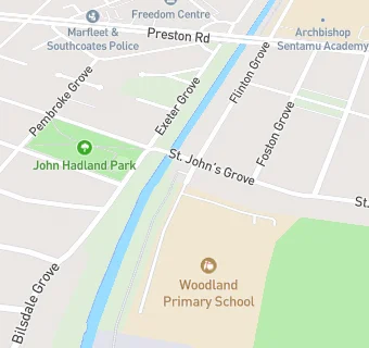 map for Woodland Primary (Breakfast Club)