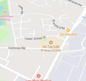 map for Hill Top CofE Primary School