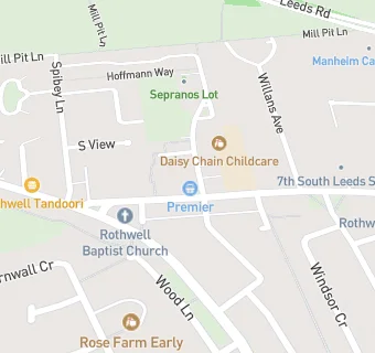 map for Catering Leeds  (Rothwell Haigh Road Infant)