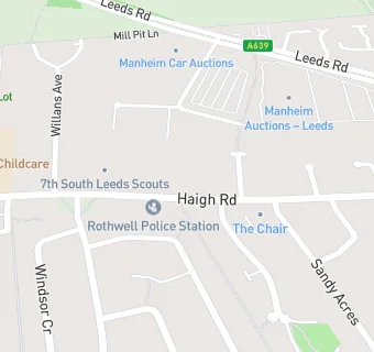 map for 7TH South Leeds (Rothwell) Scouts