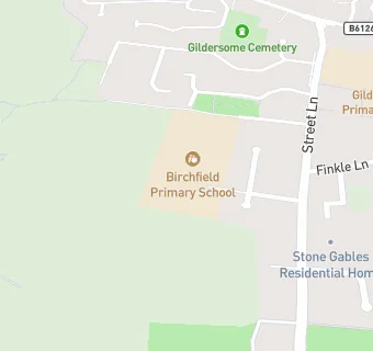 map for Birchfield Primary School