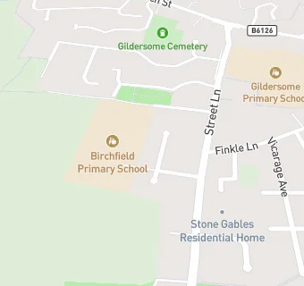 map for Birchfield Primary School