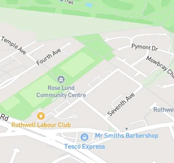 map for Rothwell Labour Club