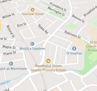 map for Rawdhatul Uloom Islamic Primary School