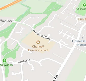 map for Churwell Primary School