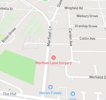 map for City Health Practice Limited- Marfleet