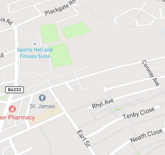 map for Cedars Primary School