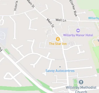 map for Willerby & Kirkella Soc. Club