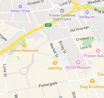 map for Market Street Chippy