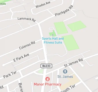 map for St Mary's College