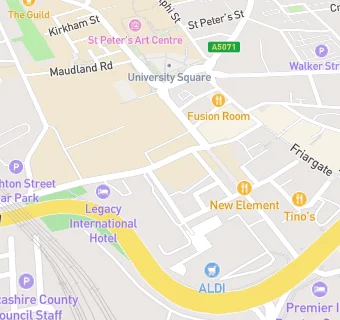 map for The Preston International Hotel