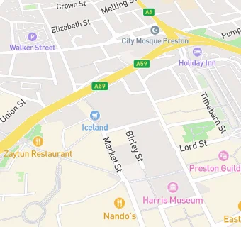 map for Pickles of Preston