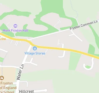 map for Monk Fryston Surgery