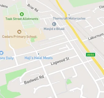 map for Holly Street Stores