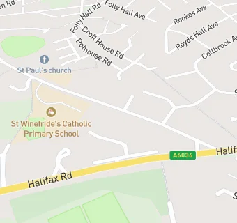 map for FM Catering Services at St Winefrides Catholic Primary Academy