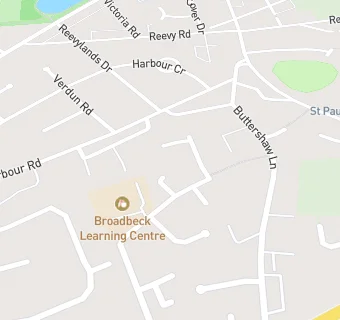 map for Broadbeck Learning Centre