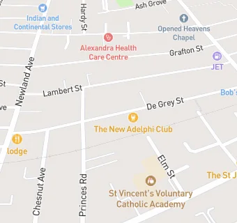 map for New Adelphi Club