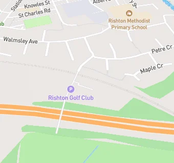 map for Rishton Golf Club