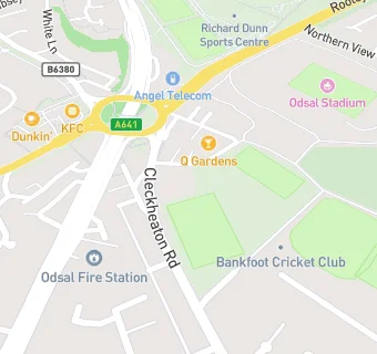 map for Bankfoot Cricket Club