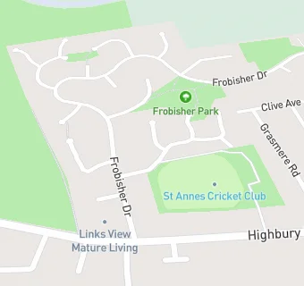 map for St Annes Cricket Club (Bar)