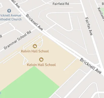 map for Kelvin Hall School