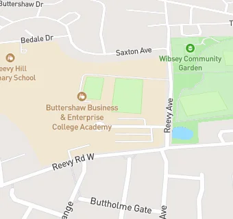 map for Buttershaw Business and Enterprise College