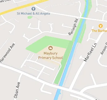 map for NYES Catering @ Maybury Primary School