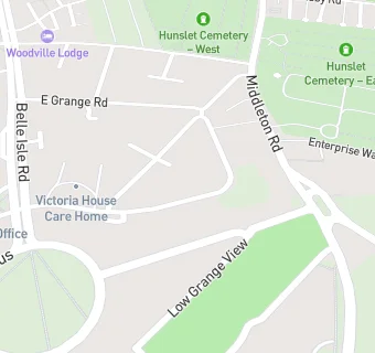 map for Victoria House Care Home