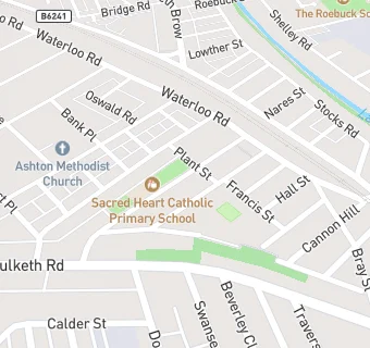 map for Sacred Heart Before/After School Club