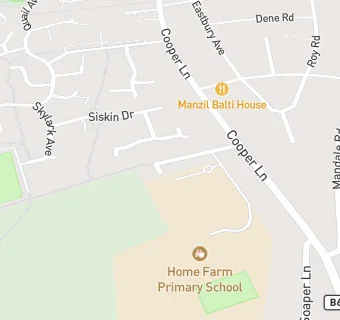 map for FIPC Services at Home Farm Primary School