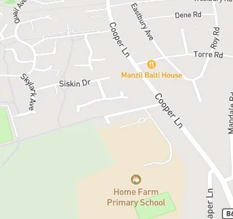 map for Home Farm Primary School